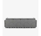 Canapé modulaire Belffin Terry avec siège de rangement (7 places + 6 accoudoirs)