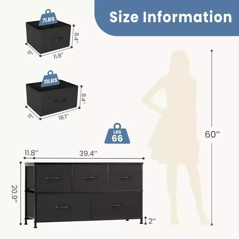 Indispensable pour la crèche, la chambre d'enfant, le dressing et l'entrée : Tour de rangement haute en tissu avec plateau en bois