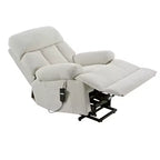 Fauteuil inclinable électrique surdimensionné, Fauteuil inclinable réglable pour personnes âgées, Fauteuil inclinable avec télécommande et poche latérale - ModernLuxe
