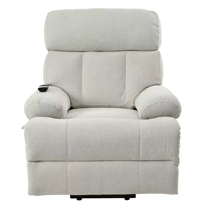Fauteuil inclinable électrique surdimensionné, Fauteuil inclinable réglable pour personnes âgées, Fauteuil inclinable avec télécommande et poche latérale - ModernLuxe