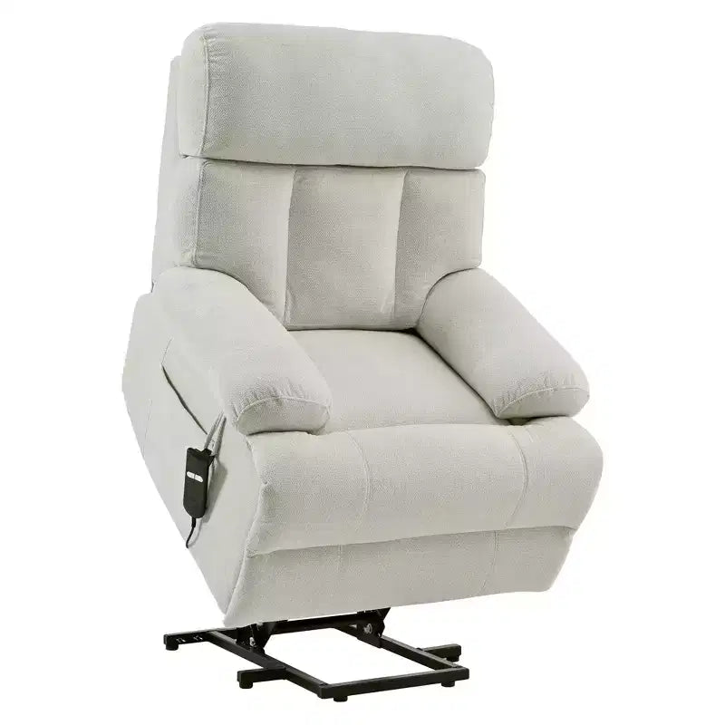 Fauteuil inclinable électrique surdimensionné, Fauteuil inclinable réglable pour personnes âgées, Fauteuil inclinable avec télécommande et poche latérale - ModernLuxe