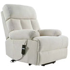 Fauteuil inclinable électrique surdimensionné, Fauteuil inclinable réglable pour personnes âgées, Fauteuil inclinable avec télécommande et poche latérale - ModernLuxe