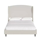 RealRooms Valencia Wingback Platform Bed Frame