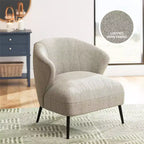 Fauteuil d'appoint rembourré DHP Alice
