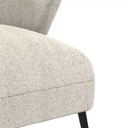 Fauteuil d'appoint rembourré DHP Alice
