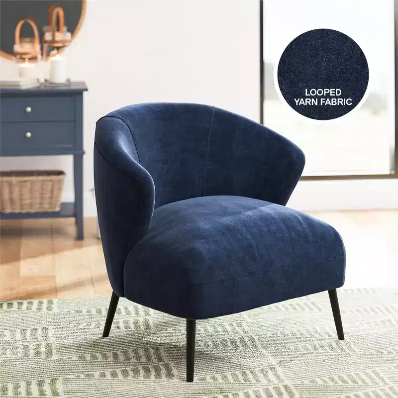 Fauteuil d'appoint rembourré DHP Alice