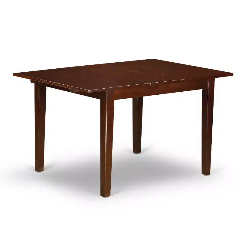 Ensemble table de salle à manger avec rallonge et chaises HomeStock Acajou
