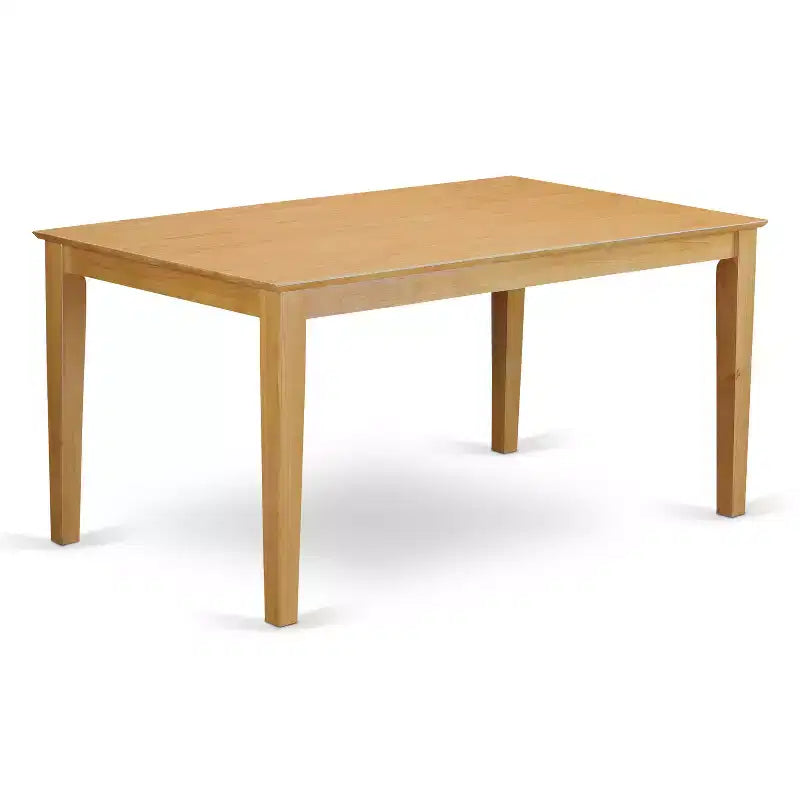 Ensemble de salle à manger Capri HomeStock avec 6 chaises de style rectangulaire 36x60