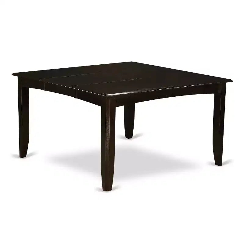 Ensemble de salle à manger Parfait, table carrée avec chaises de cuisine, finition cappuccino