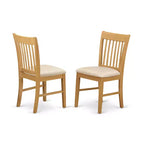 Ensemble de salle à manger en bois, table de cuisine et chaises de salle à manger, style traditionnel 193