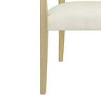 Chaises de salle à manger capitonnées en bois d'hévéa Hana de Christopher Knight Home avec sangles en rotin (lot de 2)