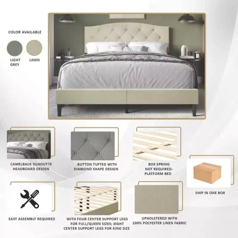 Lit plate-forme King Size ChaletPosh