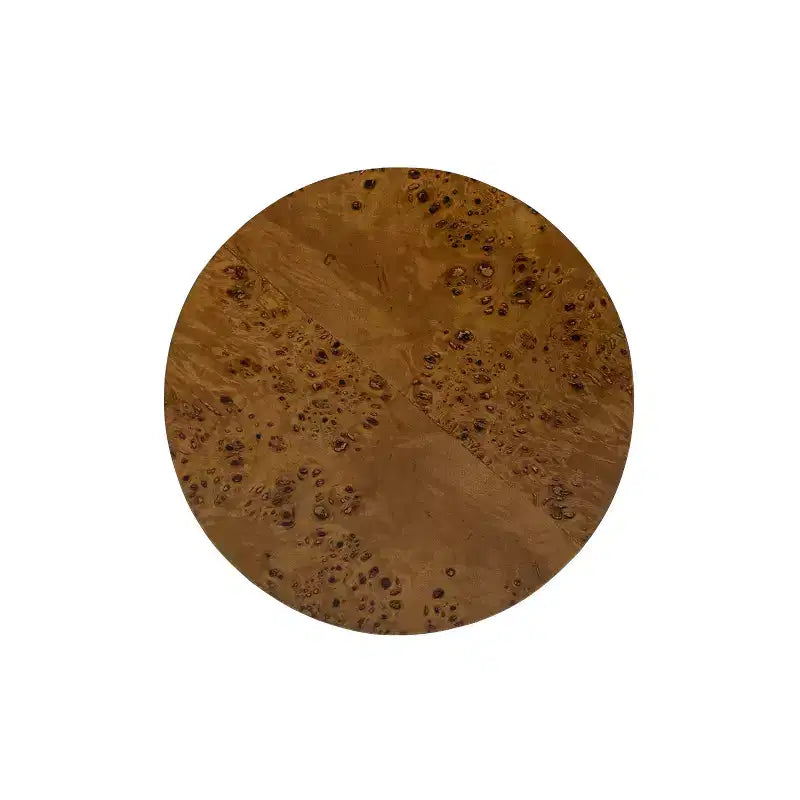 Table d'appoint pilier d'appoint Jennifer Taylor Home Nebula 29.5 en ronce de noyer marron moyen