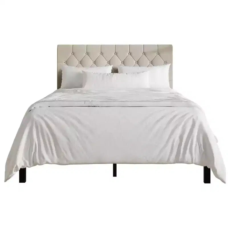 Lit capitonné simple ChaletPosh