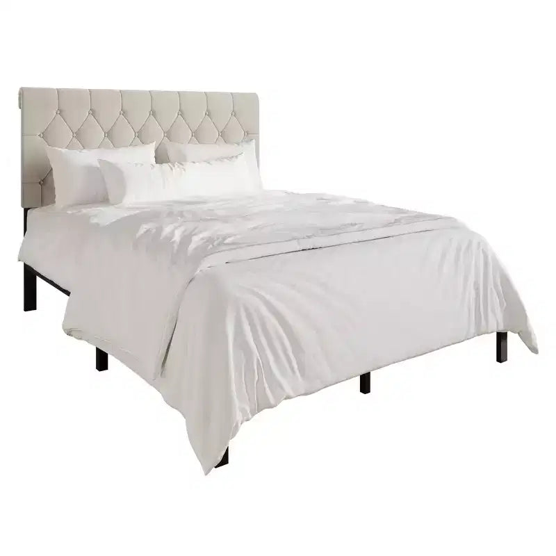 Lit capitonné simple ChaletPosh