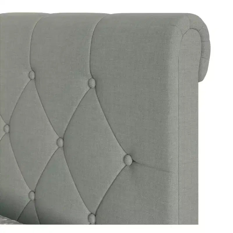 Lit capitonné simple ChaletPosh