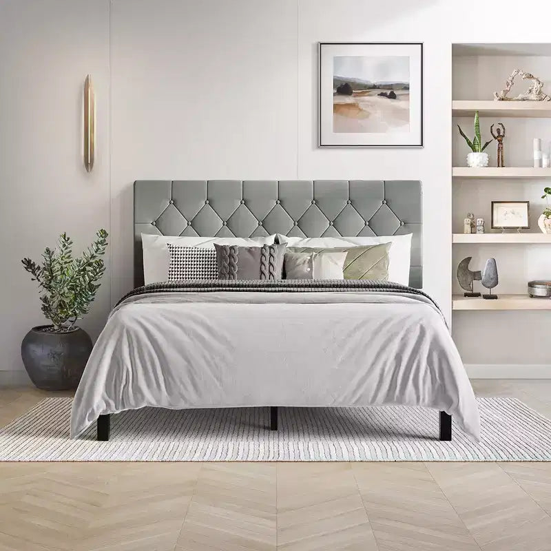 ChaletPosh Twin Size Upholstered Bed