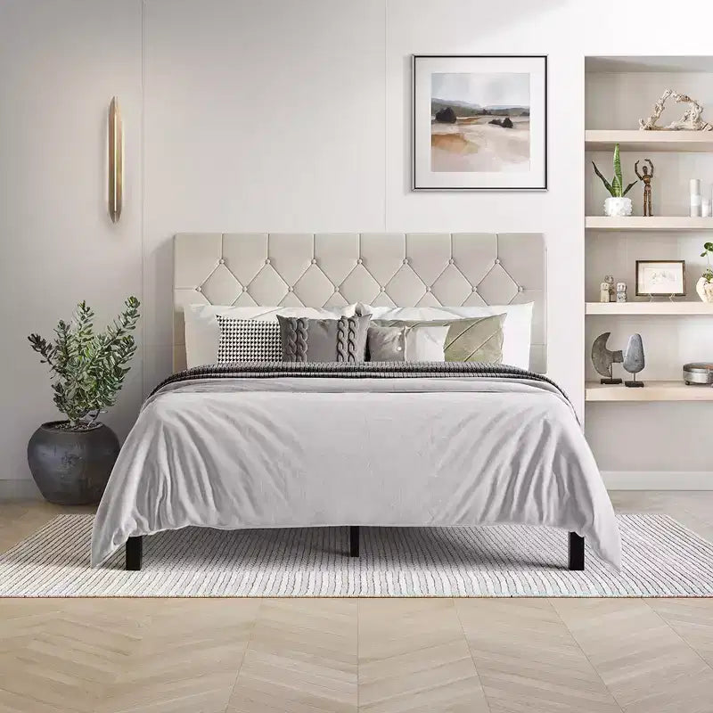 Lit capitonné simple ChaletPosh