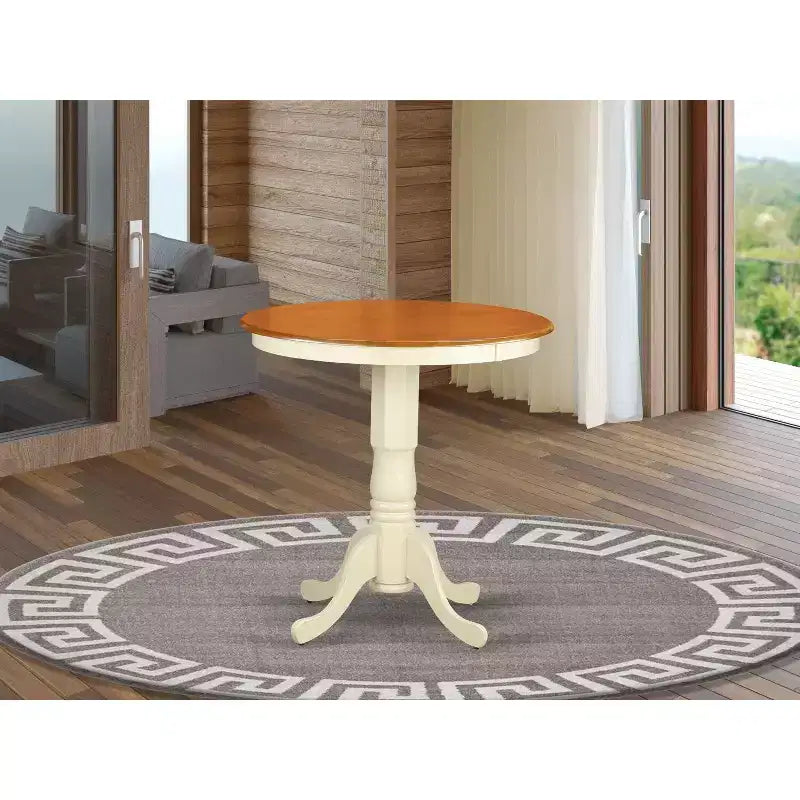 Table ronde à hauteur de comptoir HomeStock