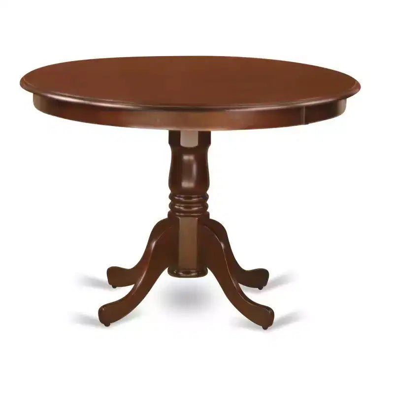 Table ronde HomeStock de 42 po de diamètre, Noir/Cerisier