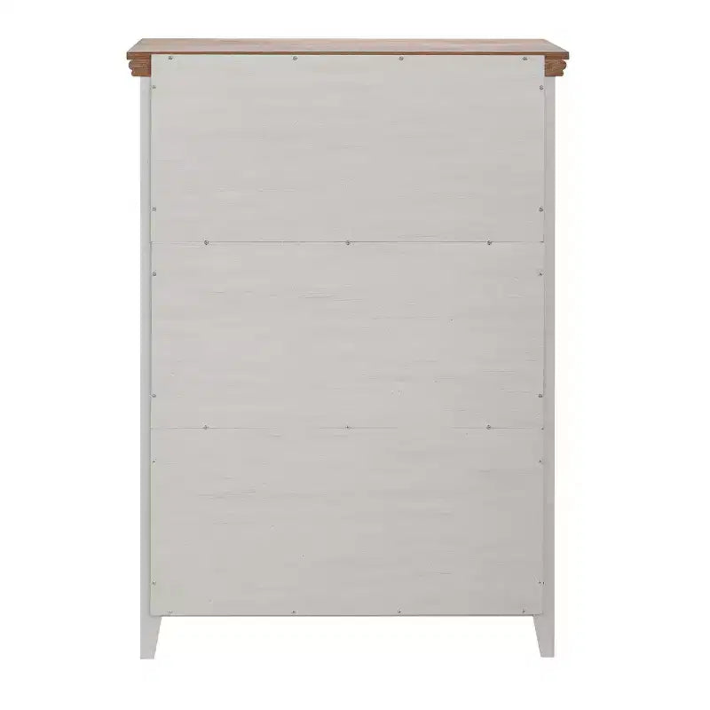 AndMakers Beige Armoire d'appoint de 112,5 cm de hauteur avec 5 tiroirs