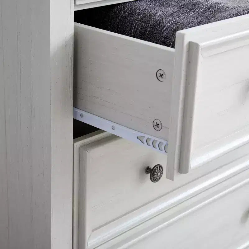 AndMakers Beige Armoire d'appoint de 112,5 cm de hauteur avec 5 tiroirs
