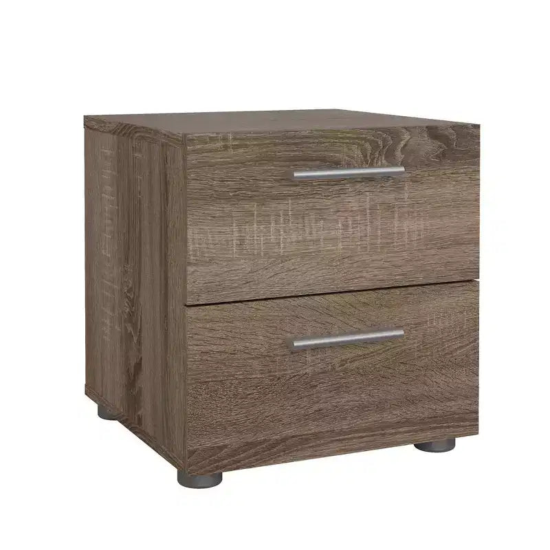 Tvilum,Austin 2 Drawer Nightstand, Truffle Oak