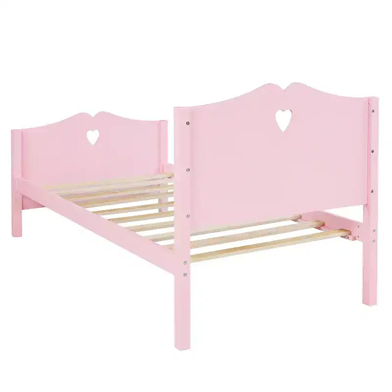 Lit plateforme double en bois avec tête et pied de lit Whisen Morden Design