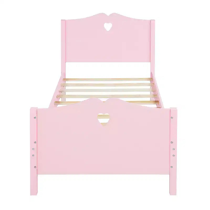 Lit plateforme double en bois avec tête et pied de lit Whisen Morden Design