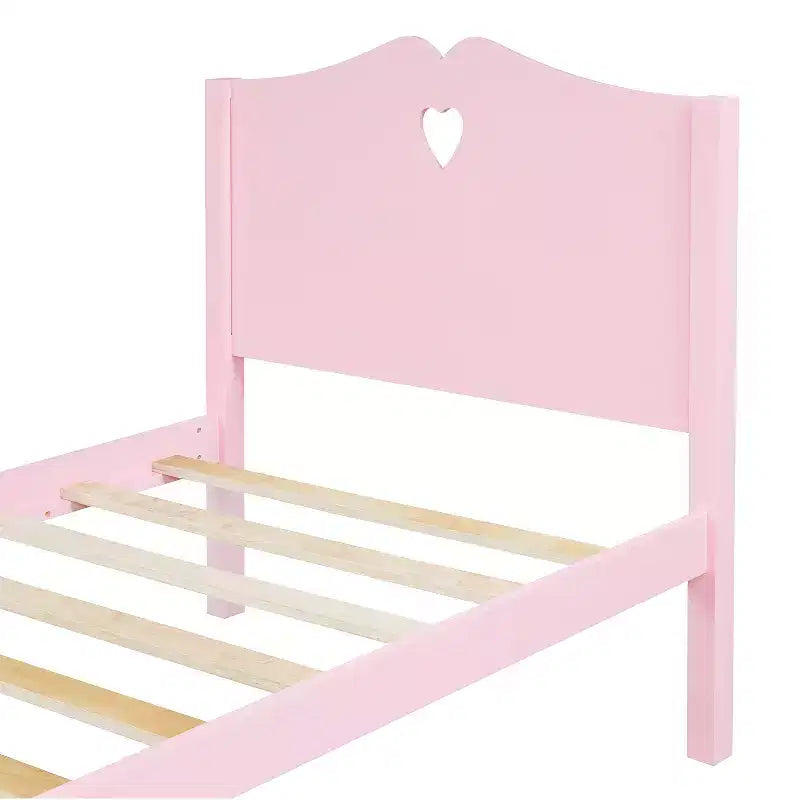 Lit plateforme double en bois avec tête et pied de lit Whisen Morden Design