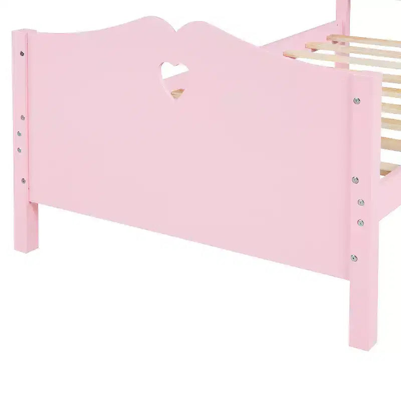 Lit plateforme double en bois avec tête et pied de lit Whisen Morden Design