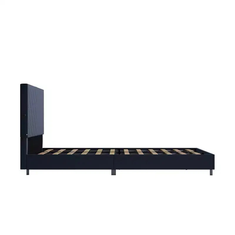 Lit rembourré DHP Paxson avec port de chargement USB