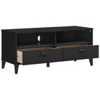 vidaXL Meuble TV Console Multimédia Centre de Divertissement Bois Massif Pin
