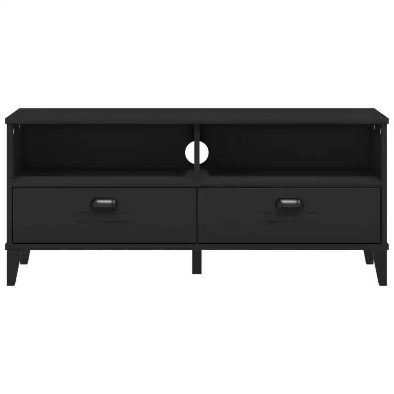 vidaXL Meuble TV Console Multimédia Centre de Divertissement Bois Massif Pin