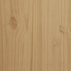 vidaXL Meuble TV Floro - Bois de pin massif, brun ciré 114x43x55 cm - Armoire moderne pour salon