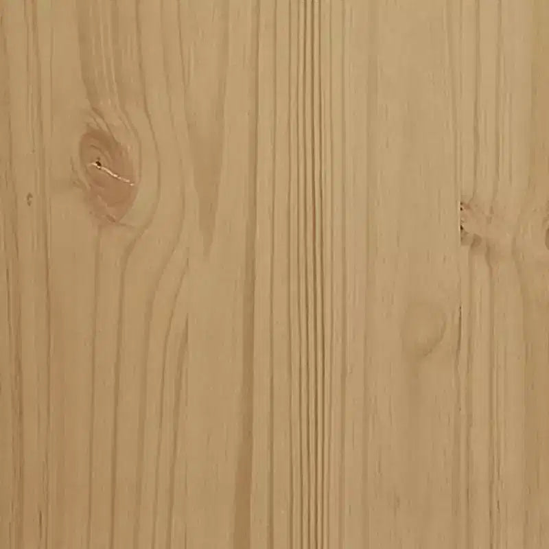 vidaXL Meuble TV Floro - Bois de pin massif, brun ciré 114x43x55 cm - Armoire moderne pour salon