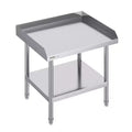 VEVOR Stainless Steel Work Table, 24 x 28 x 26 Inch Commercial Food Prep Worktable, 3-Sided Backsplash Heavy Duty Prep Worktable, Metal Work Table