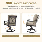 Fauteuil de salle à manger EROMMY avec coussin