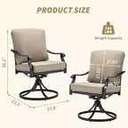 Fauteuil de salle à manger EROMMY avec coussin