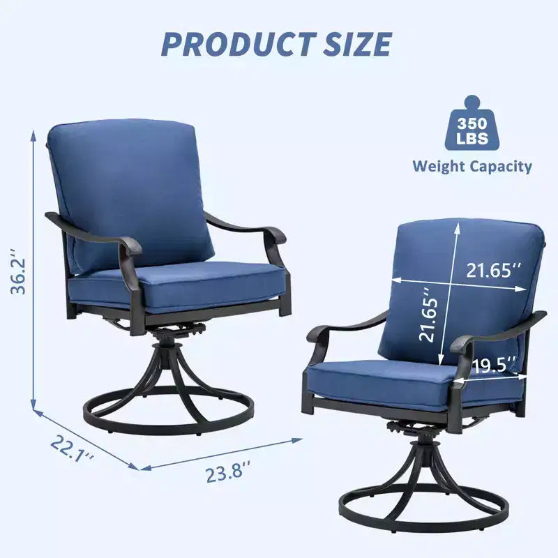 Fauteuil de salle à manger EROMMY avec coussin