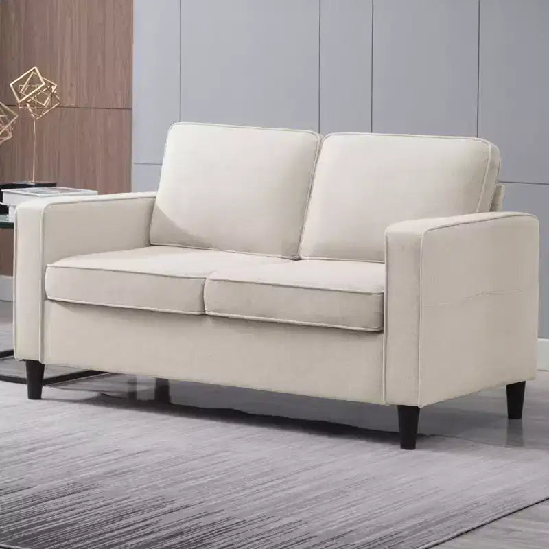 Mjkone Modern Loveseat Sofa Couch for Living Room