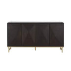Christopher Knight Home Tamid – Buffet moderne large fait à la main avec étagères réglables