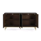 Christopher Knight Home Tamid – Buffet moderne large fait à la main avec étagères réglables