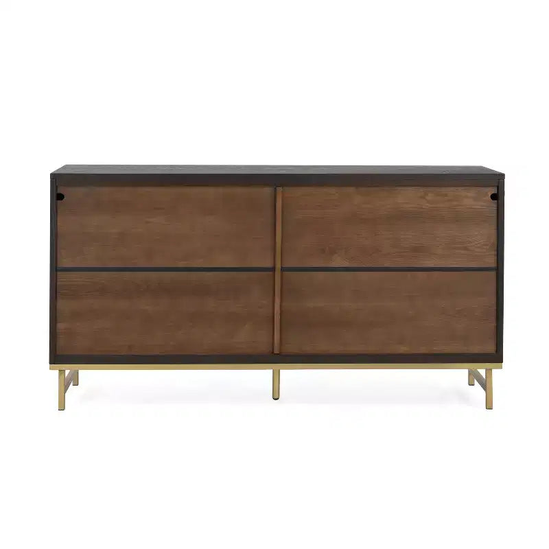 Christopher Knight Home Tamid – Buffet moderne large fait à la main avec étagères réglables
