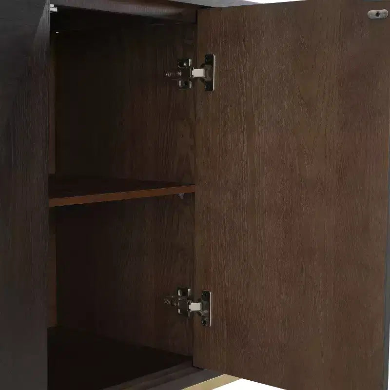 Christopher Knight Home Tamid – Buffet moderne large fait à la main avec étagères réglables