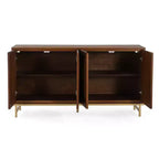 Christopher Knight Home Tamid – Buffet moderne large fait à la main avec étagères réglables