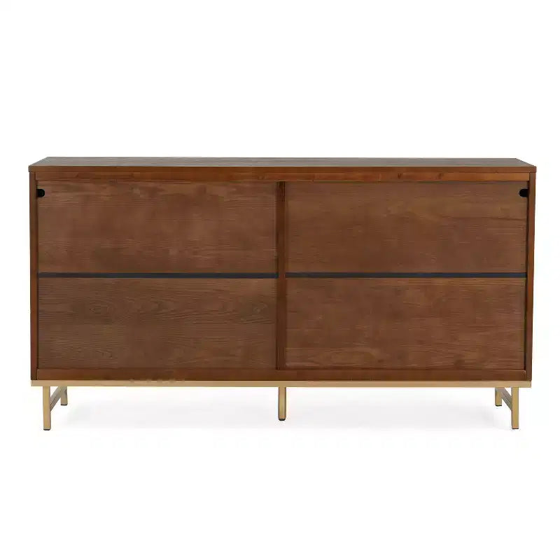 Christopher Knight Home Tamid – Buffet moderne large fait à la main avec étagères réglables