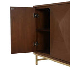 Christopher Knight Home Tamid – Buffet moderne large fait à la main avec étagères réglables