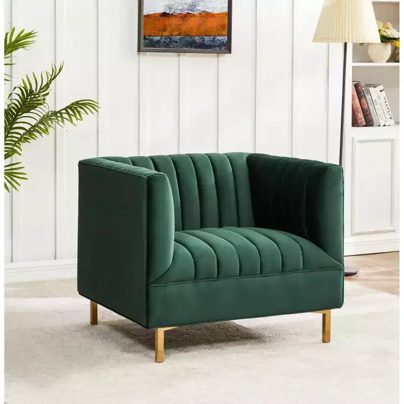 Fauteuil Doris Velvet Club - SFV4763 - Safavieh Couture