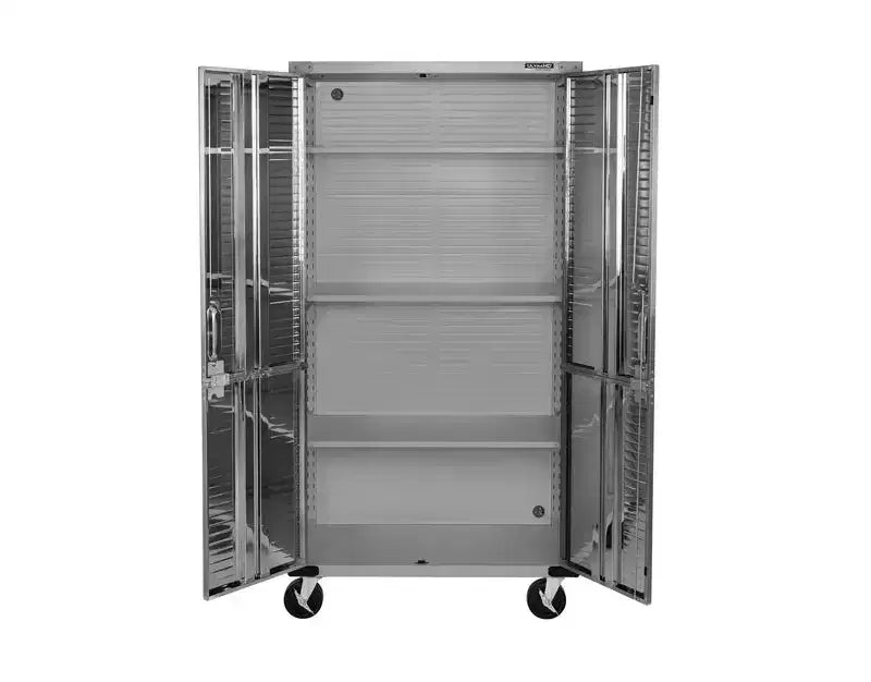 Seville Classics Ensemble de 2 armoires de rangement UltraHD, 36 x 18 x 90,5